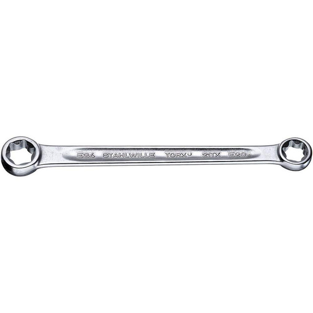 Stahlwille 41252024 Box Wrenches; Wrench Type: Flat Ring Box End Wrench ; Size (Decimal Inch): E20xE24 ; Double/Single End: Single ; Wrench Shape: Straight ; Material: Steel ; Finish: Plain