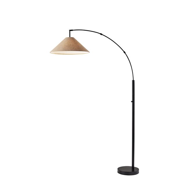 ADESSO INC Adesso 4136-26  Braxton Arc Lamp, 76inH, Dark Bronze/Light Brown