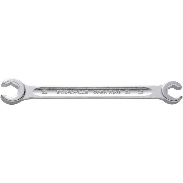 Stahlwille 41081214 Flare Nut Wrenches; Wrench Type: Open End ; Wrench Size: 12mm; 14 mm ; Double/Single End: Double ; Opening Type: 6-Point Flare Nut ; Material: Steel ; Finish: Chrome-Plated