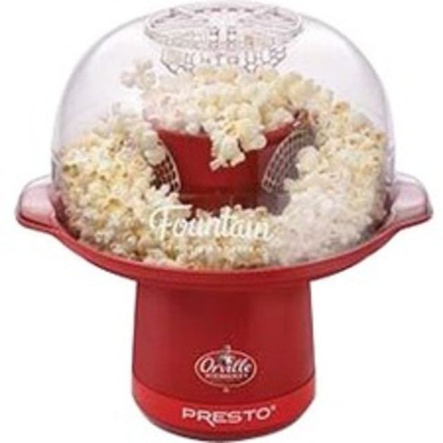 NATIONAL PRESTO INDUSTRIES INC. 04868 Orville Redenbachers Fountain Hot Air Popper, !.25 Gallon NATIONAL PRESTO INDUSTRIES INC. 04868 Orville Redenbachers Fountain Hot Air Popper, !.25 Gallon