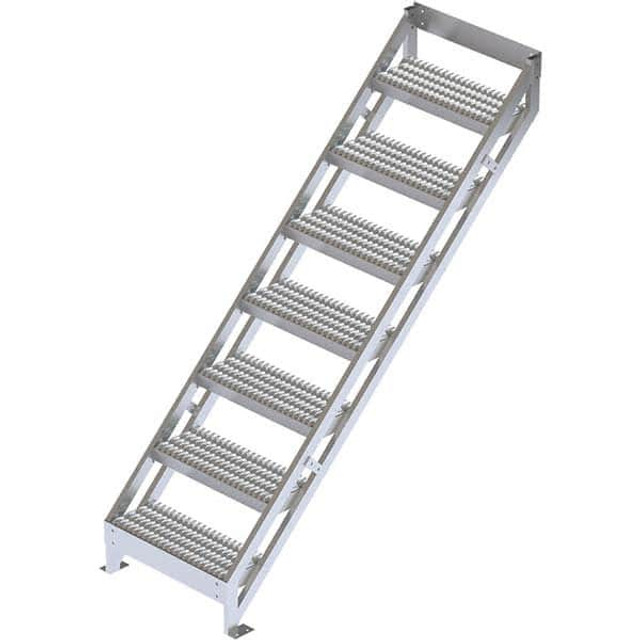 TRI-ARC MPASSW8 7-Step Aluminum Step Ladder: 6' High