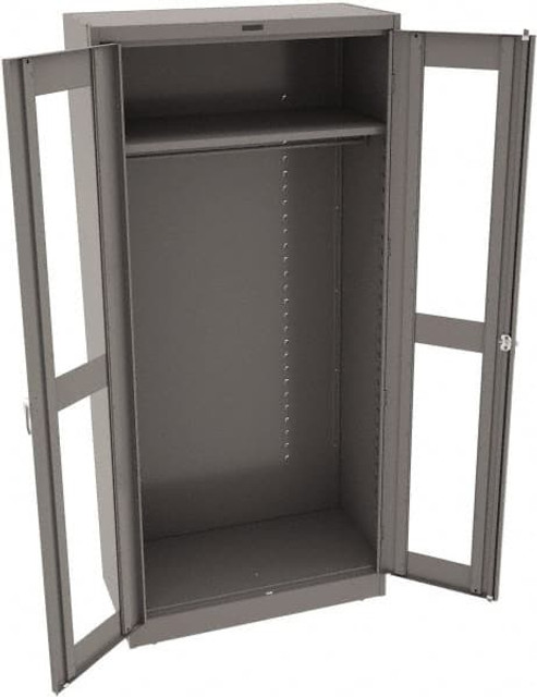 Tennsco CVD2471-MGY Wardrobe Storage Cabinet: 36" Wide, 24" Deep, 78" High