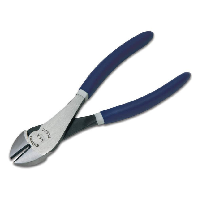 Williams PL-57C Cutting Pliers; Insulated: No ; Handle Material: Double Dip ; Handle Color: Blue ; Tether Style: Not Tether Capable ; Non-sparking: No ; Esd Safe: No