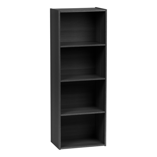 IRIS USA, INC. Iris 596482  46inH 4-Tier Storage-Shelf, Black