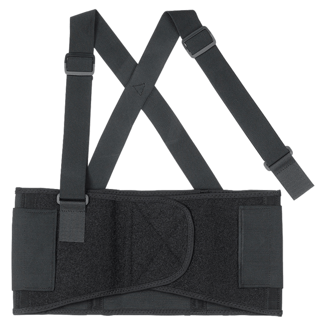 ERGODYNE CORPORATION 11094 1650 L Black Economy Elastic Back Support