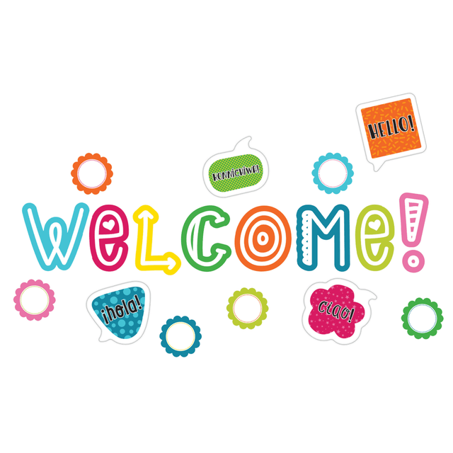 CARSON-DELLOSA PUBLISHING LLC Carson-Dellosa 110333  School Pop Welcome Mini Bulletin Board Set, Multicolor, Grades K-5