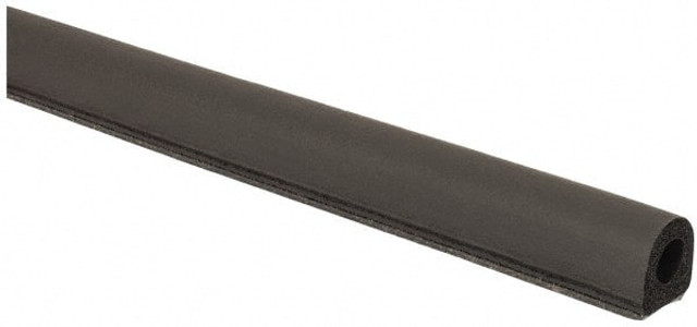 TRIM-LOK. X202BT-100 1/2 Inch Thick x 1/2 Wide x 100 Ft. Long, EPDM Rubber D Section Seal with Tape