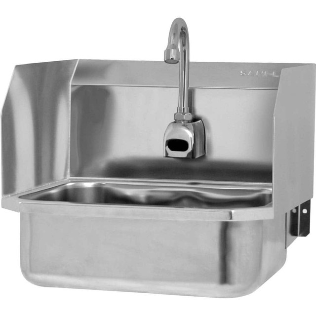 SANI-LAV ESB2-607L-0.5 Hands-Free Wash Sink: Wall Mount, 304 Stainless Steel