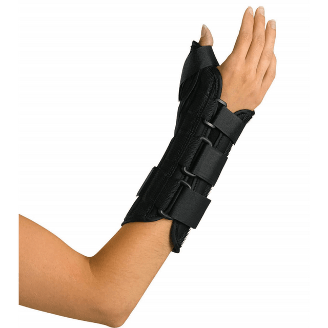 MEDLINE INDUSTRIES, INC. Medline ORT18210RS  Wrist/Forearm Splint With Abducted Thumb, Right, Small, 8in