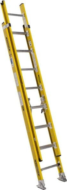 Werner 7116-2 16' High, Type IAA Rating, Fiberglass Extension Ladder