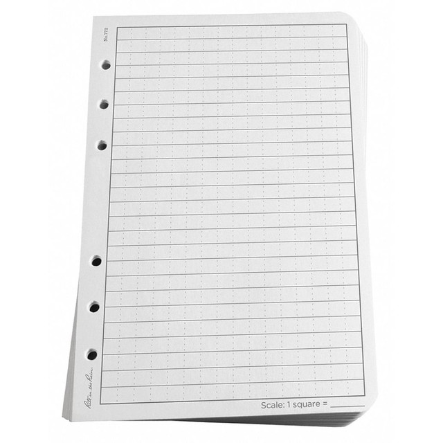 RITE IN THE RAIN 772  All-Weather Loose-Leaf Copy Paper, 5 Reams, White/Gray, 4 5/8in x 7in, 500 Sheets Per Case, 0.54 Lb, 85 Brightness