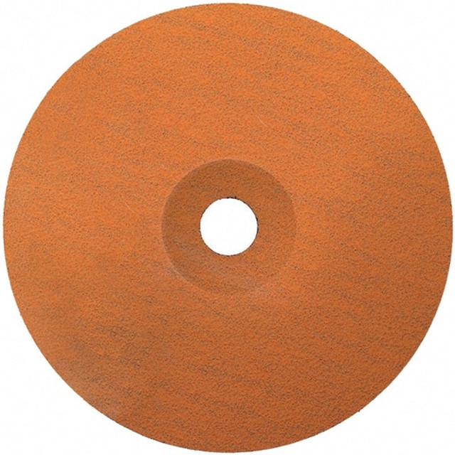 WALTER Surface Technologies 15X710 Fiber Disc: 7" Disc Dia, 7/8" Hole, 100 Grit, Ceramic
