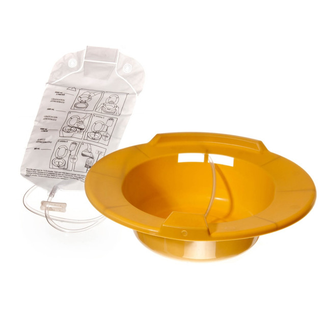 MEDLINE INDUSTRIES, INC. DYND80101 Medline Sitz Baths, 14in, Gold, Pack Of 10 MEDLINE INDUSTRIES, INC. DYND80101 Medline Sitz Baths, 14in, Gold, Pack Of 10