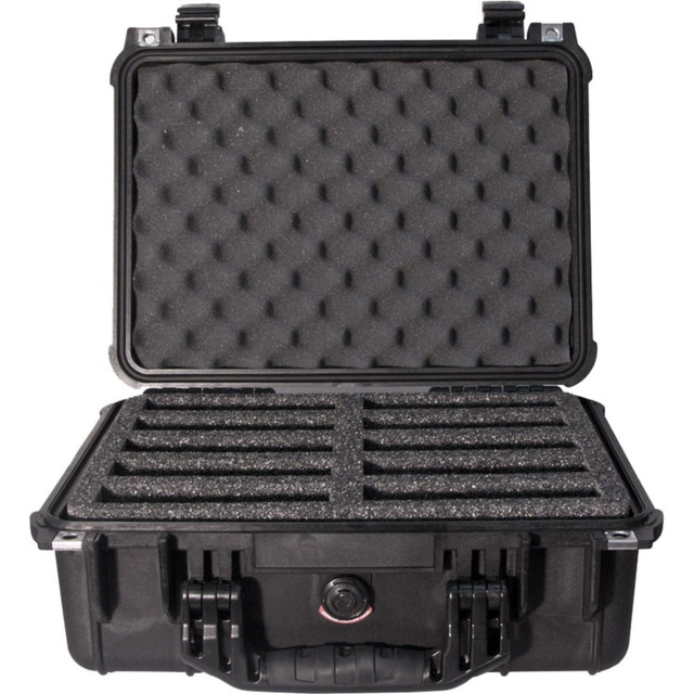CRU 30030-0030-0021 WiebeTech Protective Hard Drive Case - Internal Dimensions: 14.62in Length x 10.18in Width x 6in Depth - External Dimensions: 16in Length x 13in Width x 6.9in Depth - 3.89 gal - 10 x Hard Drive - Double Throw Latch Closure - For H CRU 30030-0030-0021 WiebeTech Protective Hard Drive Case - Internal Dimensions: 14.62in Length x 10.18in Width x 6in Depth - External Dimensions: 16in Length x 13in Width x 6.9in Depth - 3.89 gal - 10 x Hard Drive - Double Throw Latch Closure - For H