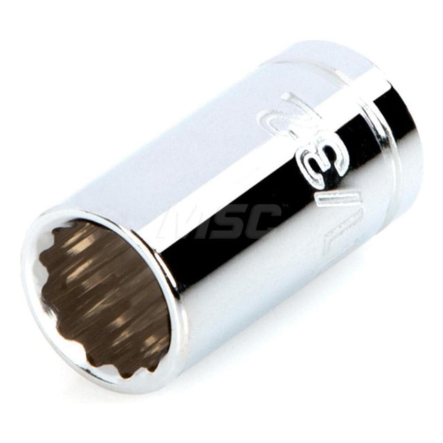 Tekton SHD02209 Hand Socket: 1/4" Drive, 11/32" Socket, 12-Point