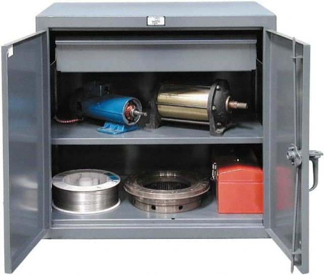 Strong Hold 43-241-1DB Locking Storage Cabinet: 48" Wide, 24" Deep, 36" High