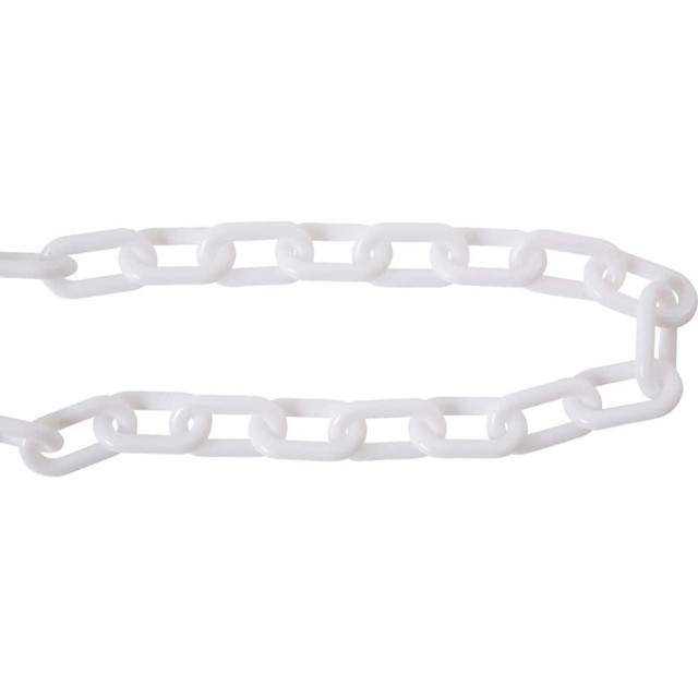 Xpress SAFETY SPCW506MMG1 Barrier Chain: White, 50' Long