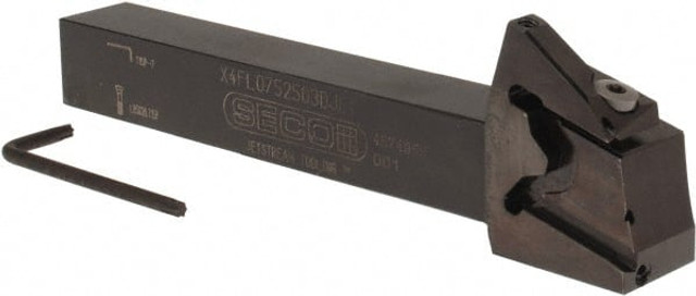 Seco 02823297 0.256" Max Depth, 0.031" to 0.118" Width, External Left Hand Indexable Grooving Toolholder