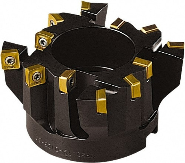 Seco 00094578 160mm Cut Diam, 40mm Arbor Hole, 40mm Max Depth of Cut, 85° Indexable Chamfer & Angle Face Mill