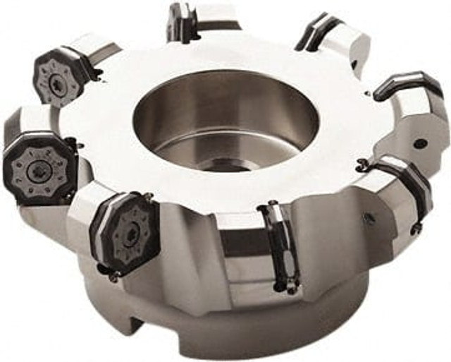 Seco 02685780 78mm Cut Diam, 22mm Arbor Hole, 6mm Max Depth of Cut, 40° Indexable Chamfer & Angle Face Mill