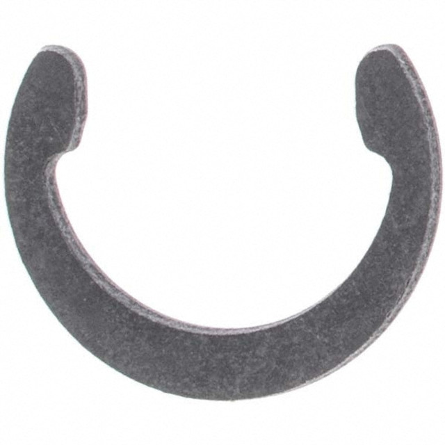 Rotor Clip C-100ST PA External C Style Retaining Ring: 0.9" Groove Dia, 1" Shaft Dia, 1060-1090 Spring Steel, Phosphate Finish