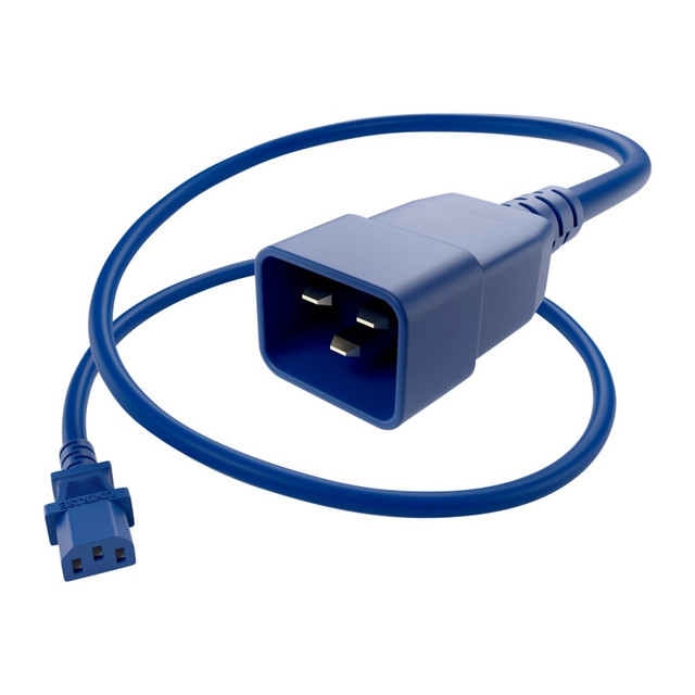 UNIRISE USA, LLC PWCD-C13C20-15A-04F-BLU UNC Group - Power cable - power IEC 60320 C13 to IEC 60320 C20 - 250 V - 15 A - 4 ft - blue UNIRISE USA, LLC PWCD-C13C20-15A-04F-BLU UNC Group - Power cable - power IEC 60320 C13 to IEC 60320 C20 - 250 V - 15 A - 4 ft - blue