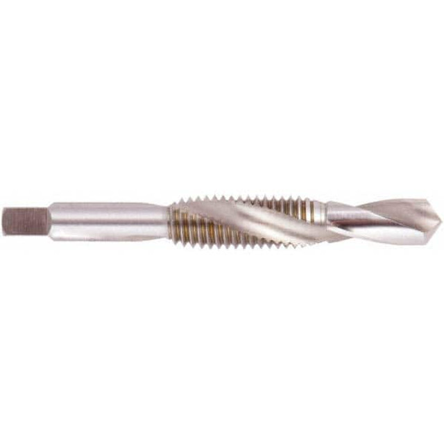 Regal Cutting Tools 007536AS Combination Drill Tap: 7/16-14, H3, 2 Flutes, High Speed Steel