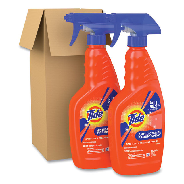 PROCTER & GAMBLE Tide® 28299 Antibacterial Fabric Spray, Original Scent, 22 oz Spray Bottle, 2/Carton