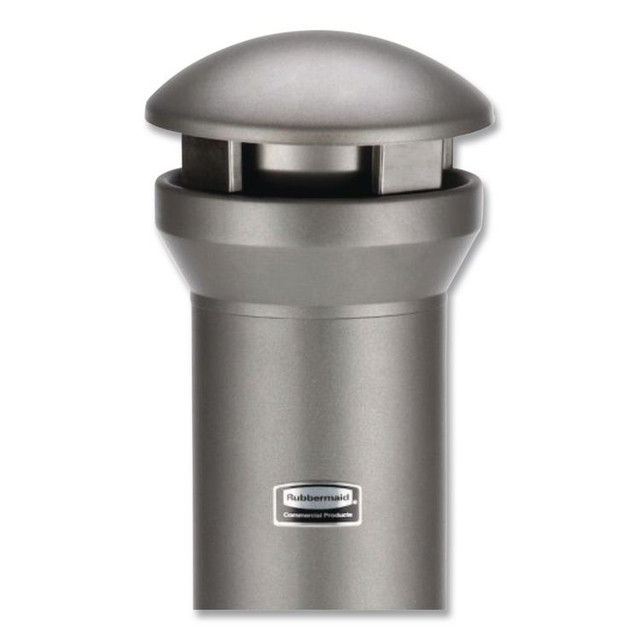 RUBBERMAID COMMERCIAL PROD. 9W33 APE Infinity Traditional Smoking Receptacle, 4.1 gal, 13 dia x 39h, Antique Pewter
