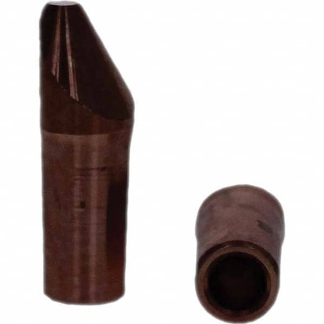 Tuffaloy 137-1406 Spot Welder Tips; Tip Type: Straight Tip D Nose (Offset) ; Material: RWMA Class 1 - C15000