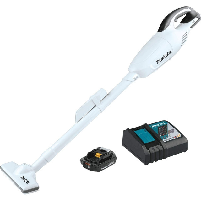 MAKITA CORPORATION XLC02RB1W Makita 18V LXT Lithium-Ion Compact Cordless Vacuum Kit, White