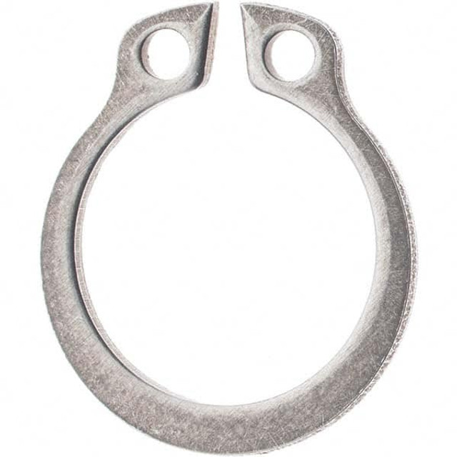 Rotor Clip DSH-80SG External SH Style Retaining Ring: 76.5 mm Groove Dia, 80 mm Shaft Dia, DIN 1.4122 Stainless Steel