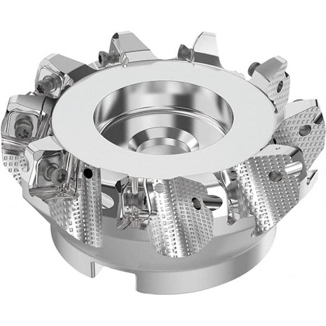 Seco 03241905 100mm Cut Diam, 32mm Arbor Hole, 8mm Max Depth of Cut, 71° Indexable Chamfer & Angle Face Mill