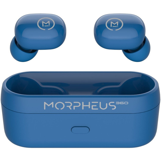 CREATIVE MARKETING, INC. TW1500L Morpheus 360 Spire True Wireless Earbuds - Bluetooth In-Ear Headphones with Microphone - TW1500L - HiFi Stereo - 20 Hour Playtime - Binaural - In-ear Wireless Headphones - Magnetic Charging Case - USB Charging - Islan