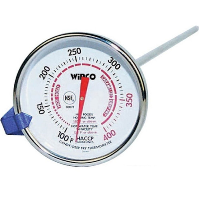 WINCO TMT-CDF3  Candy/Fryer Thermometer, 100 - 400 deg.