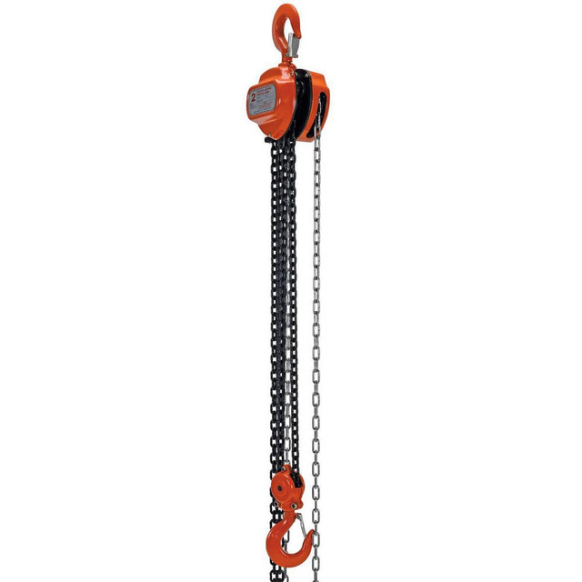 Vestil HCH-4-10 Manual Hand Chain Hoist: 4,000 lb Working Load Limit, 10' Max Lift