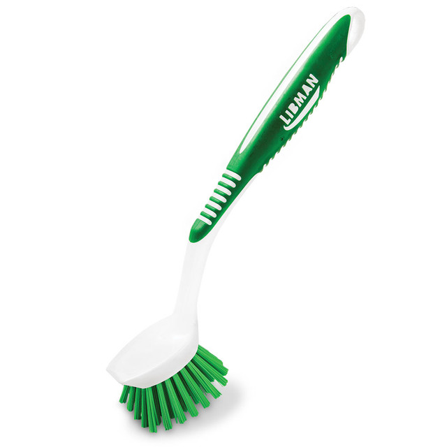 THE LIBMAN COMPANY 45 Libman Commercial Kitchen Brushes, 8in x 2in, Green/White, Pack Of 12 Brushes THE LIBMAN COMPANY 45 Libman Commercial Kitchen Brushes, 8in x 2in, Green/White, Pack Of 12 Brushes