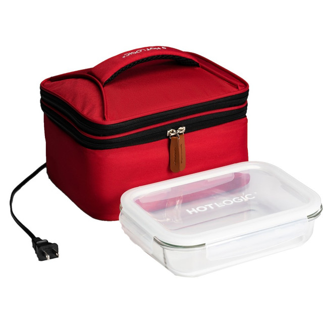 HAVEN INNOVATION, INC. 16801174-RD HOTLOGIC Portable Personal Expandable 12V Mini Oven XP, Red