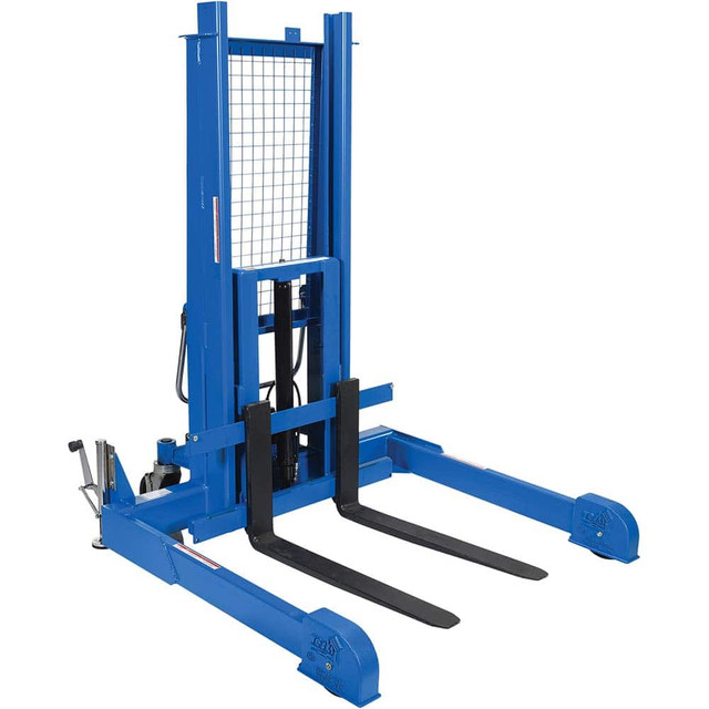 Vestil PMPS-60-AIR Power Pallet Truck: 4,000 lb Capacity, 58" OAW, 4" Forks, 60" Lifting Height