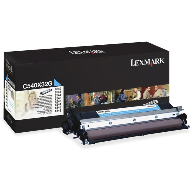 LEXMARK INTERNATIONAL, INC. Lexmark C540X32G  Cyan Developer Unit For C54X Printer - Laser - Cyan