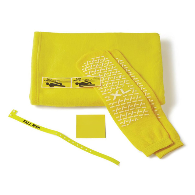 MEDLINE INDUSTRIES, INC. DYK1002FPYL Medline Fall Prevention Kits With Blankets, Yellow, Pack Of 20 MEDLINE INDUSTRIES, INC. DYK1002FPYL Medline Fall Prevention Kits With Blankets, Yellow, Pack Of 20