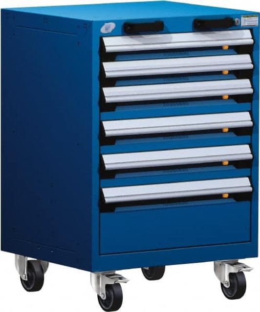 Rousseau Metal R5BCD-3051-055 Steel Tool Roller Cabinet: 6 Drawers