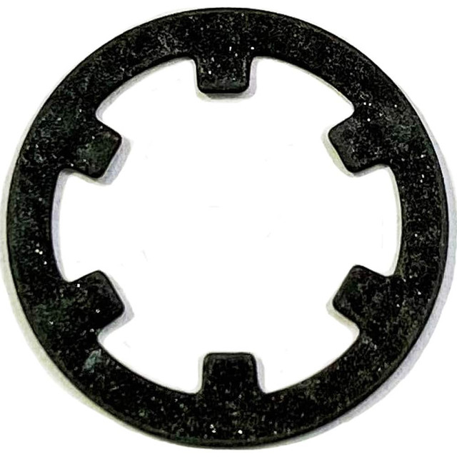 Rotor Clip TY-9ST PA External Self-Locking Retaining Ring: 0.04" Groove Dia, 3/32" Shaft Dia, SAE 1060-1090 Spring Steel, Phosphate Finish