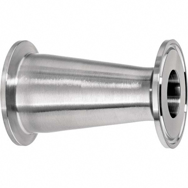 USA Industrials ZUSA-STF-QC-120 Sanitary Stainless Steel Pipe Straight Reducer: 4", Quick-Clamp Connection