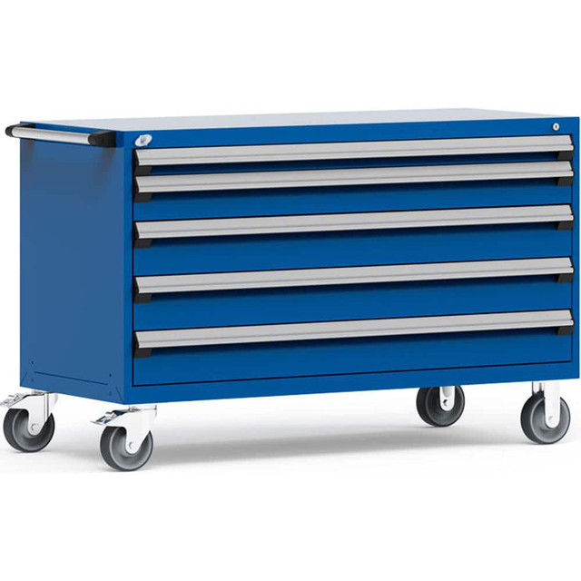 Rousseau Metal R5BKG-3029-055 Steel Tool Roller Cabinet: 5 Drawers