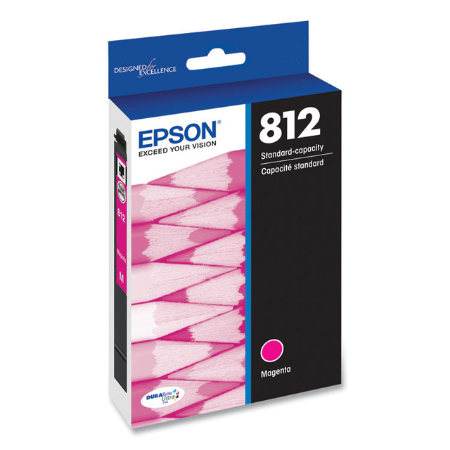 EPSON AMERICA, INC. T812320S T812320-S (T812) DURABrite Ultra Ink, 300 Page-Yield, Magenta