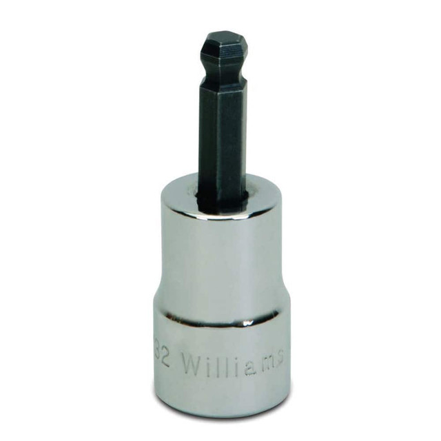 Williams BA-5HBA Hand Hex & Torx Bit Sockets; Hex Size (Inch): 5/32 ; Insulated: No ; Tether Style: Not Tether Capable ; Material: Steel ; Finish: Polished Chrome ; Overall Length (mm): 29.63333333