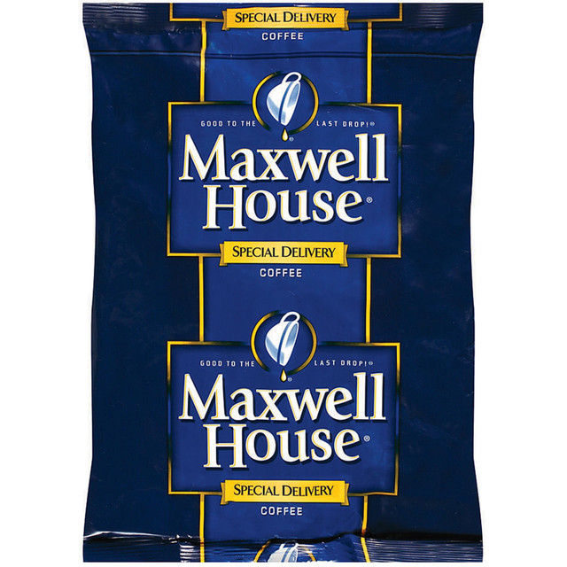 Maxwell House coffee helps fuel busy days at the office. Luckily, brewing coffee doesnT have to take long. With Maxwell House Special Delivery Filter Packs, you can make coffee fast and easy. Thats because the coffee filters right in the pack, saving you from messy cleanup duty. Take your rich, delicious cup of hot coffee back to your desk to keep powering ahead.  No-mess preparation.  Coffee filters right inside of the packet.  Makes 10 to 12 cups each.  Expertly roasted blend.  42 coffee filter packs per box.