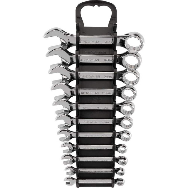 Tekton WCB92401 Wrench Sets; System Of Measurement: Inch ; Size Range: 1/4 in - 3/4 in ; Container Type: Plastic Holder ; Wrench Size: Set ; Material: Steel ; Non-sparking: No