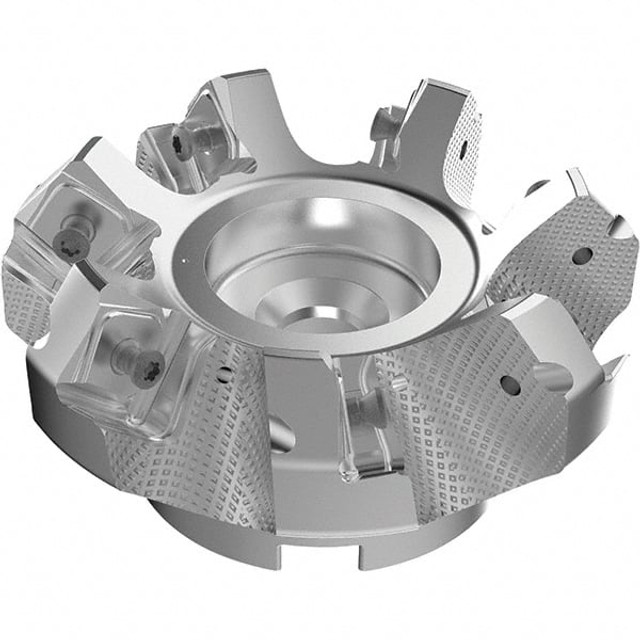 Seco 03157470 100mm Cut Diam, 32mm Arbor Hole, 9mm Max Depth of Cut, 48° Indexable Chamfer & Angle Face Mill